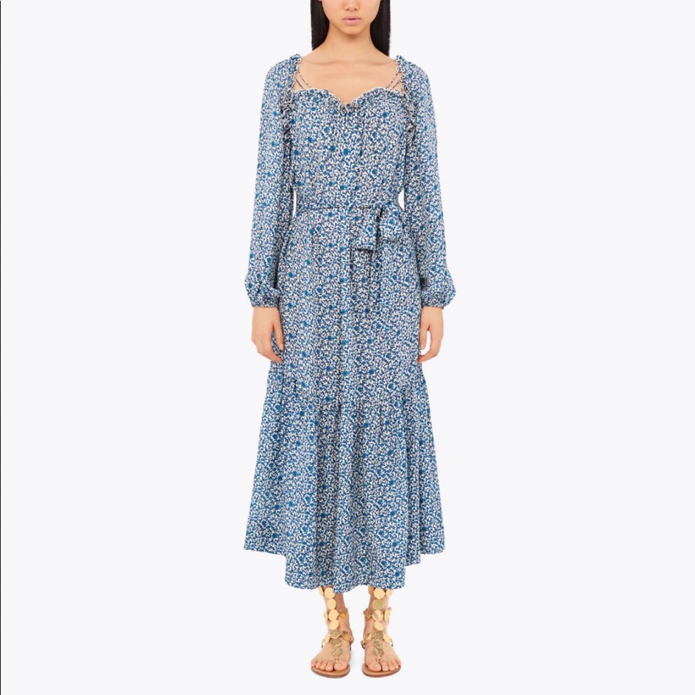 MOVING SALE 50% OFFTory Burch Georgette silk dress